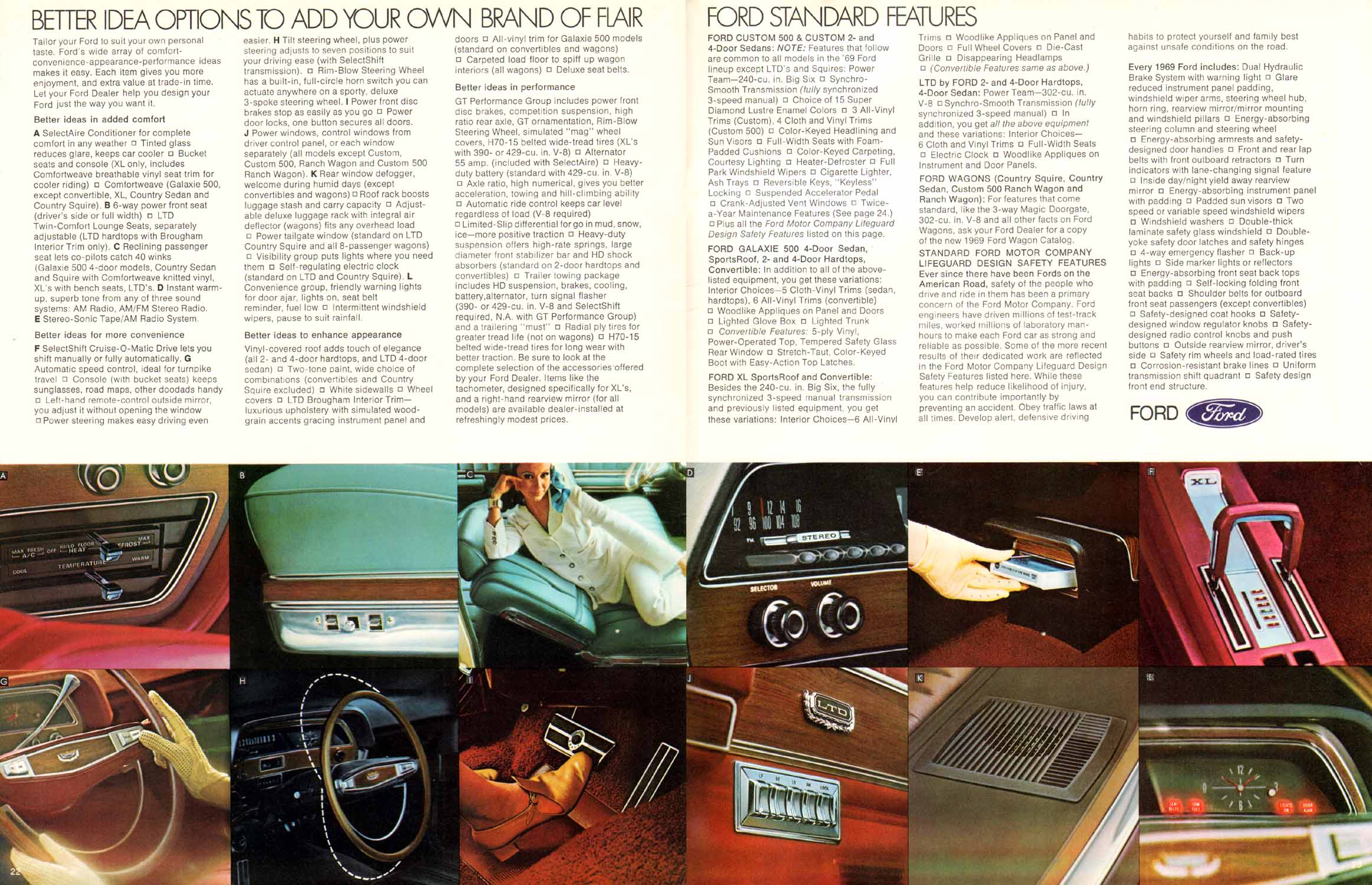 1969 Ford Full-Size Brochure Page 9